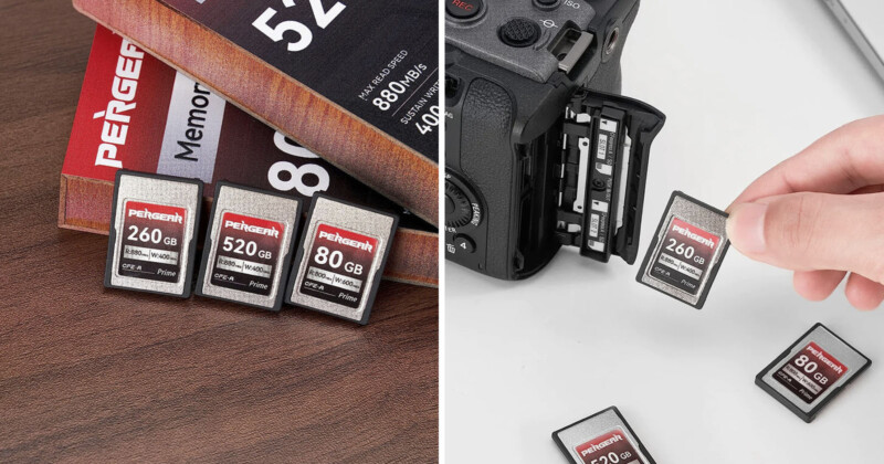 Pergear's New CFexpress Type A Cards Are Swift and Affordable 