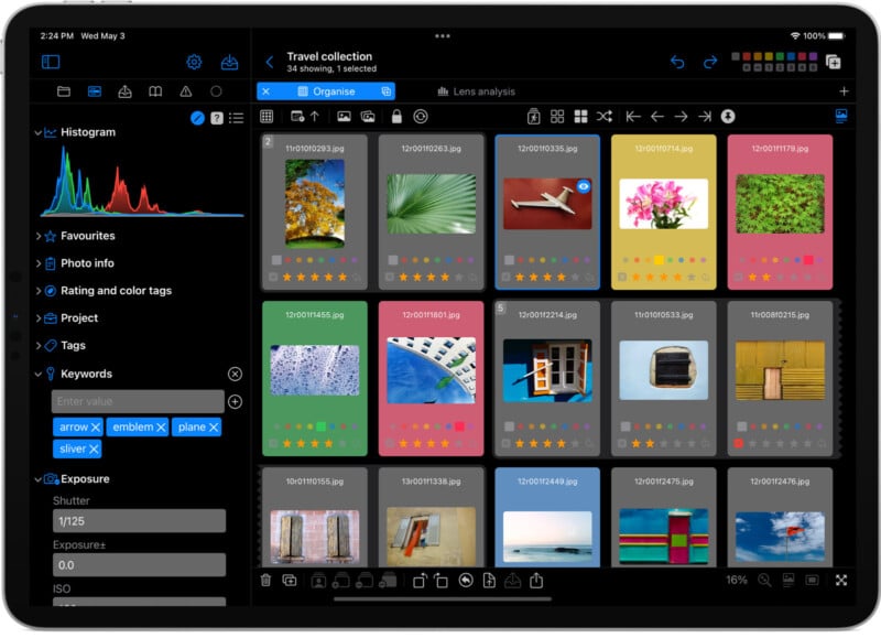 Application d'organisation de photos PhotoOrganista pour Mac et iPad