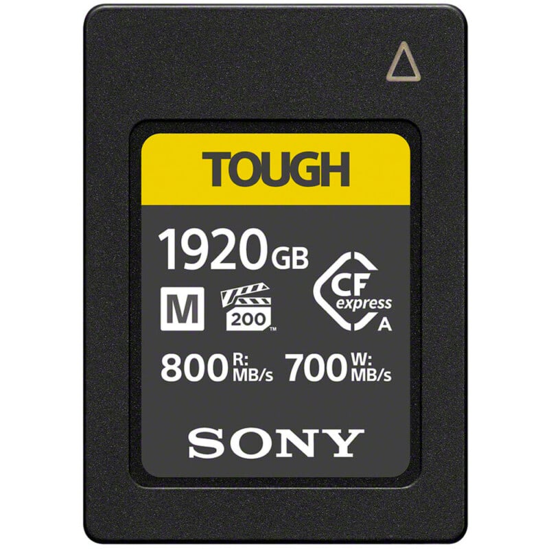 sony TOUGH cfexpress card