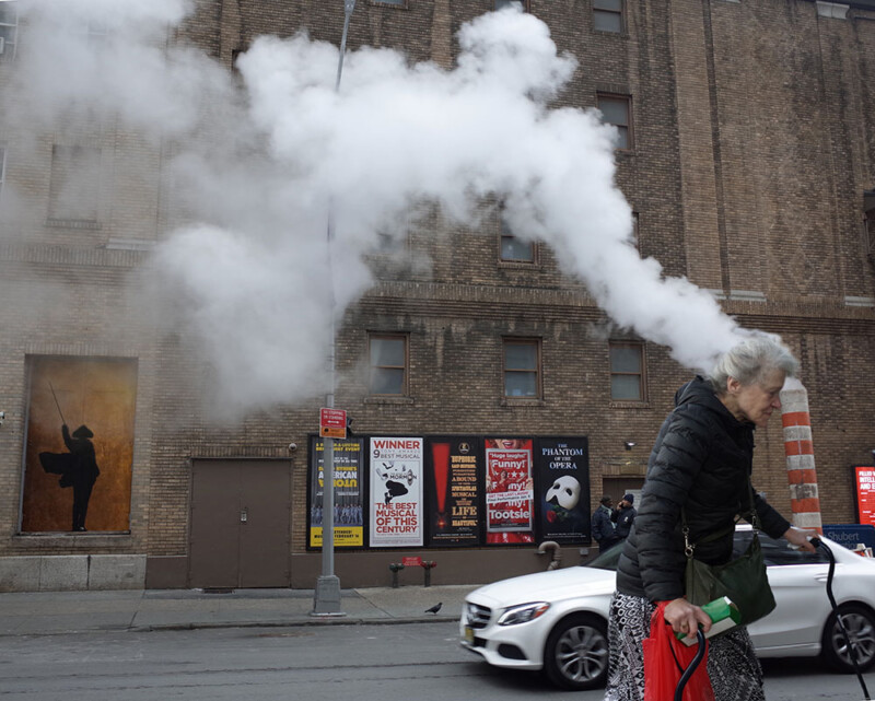 Juxtaposed street photo