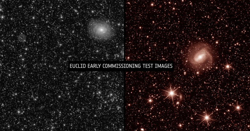 Euclid Space Telescope Test Images