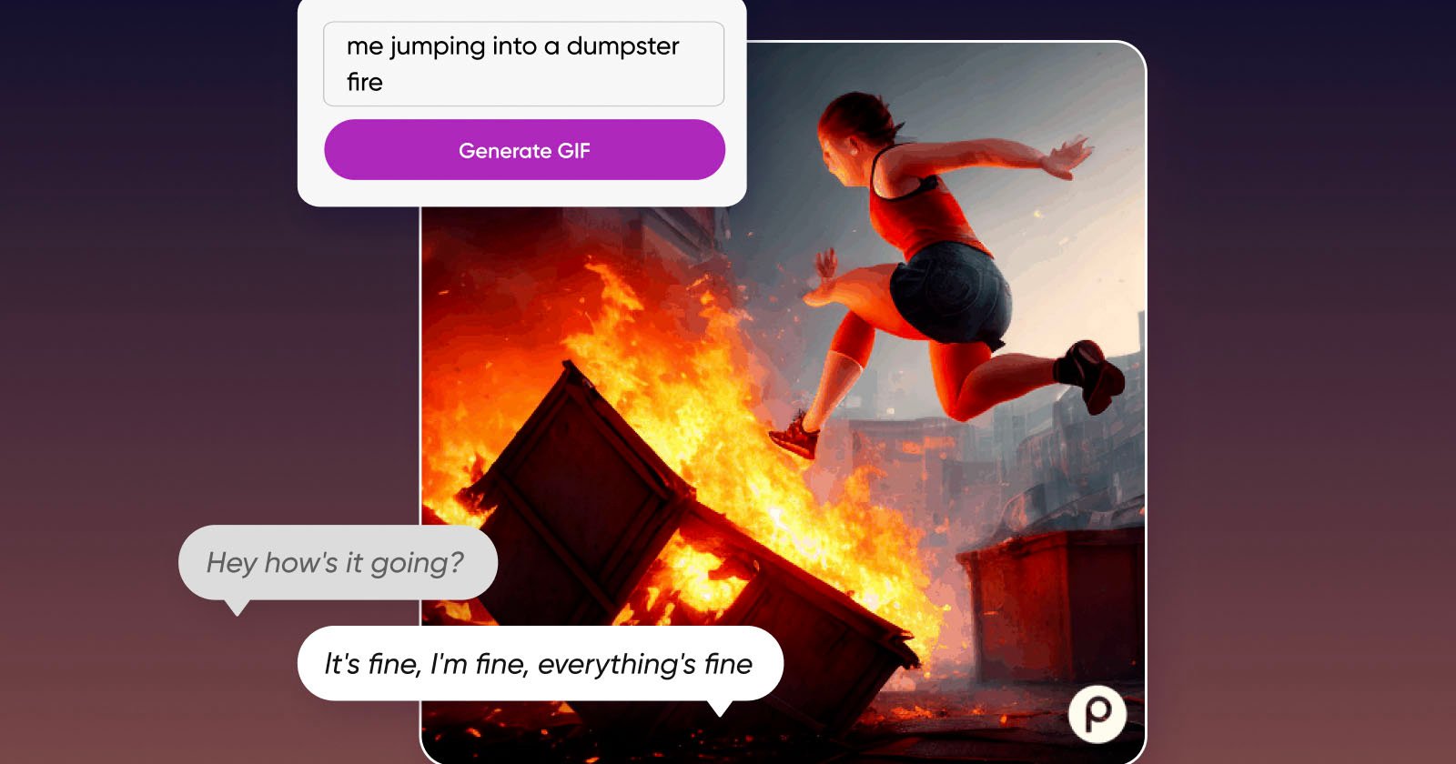 Animated GIF generator from Picsart makes AI fun again