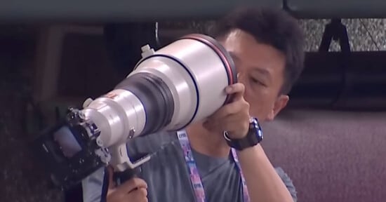 Another Sony 400mm f/2.8 GM hit by a baseball