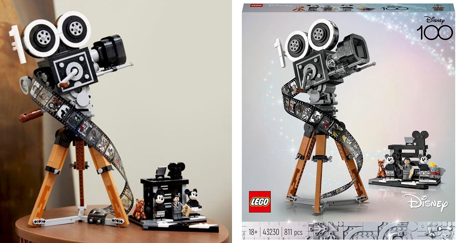 LEGO Celebrates Disney's Centennial with Beautiful Cinema Camera