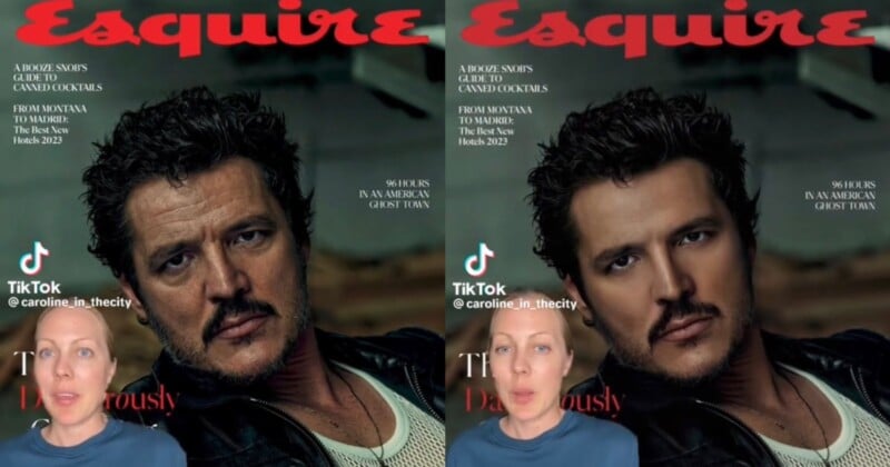 Photographer Caroline Ross shows how different male celebrities like Pedro Pascal look if edited like women.