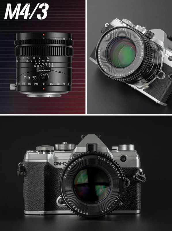 TTArtisan 50mm f/1.4 Tilt Lens Now Available for Micro Four Thirds