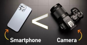 Smartphone versus camera