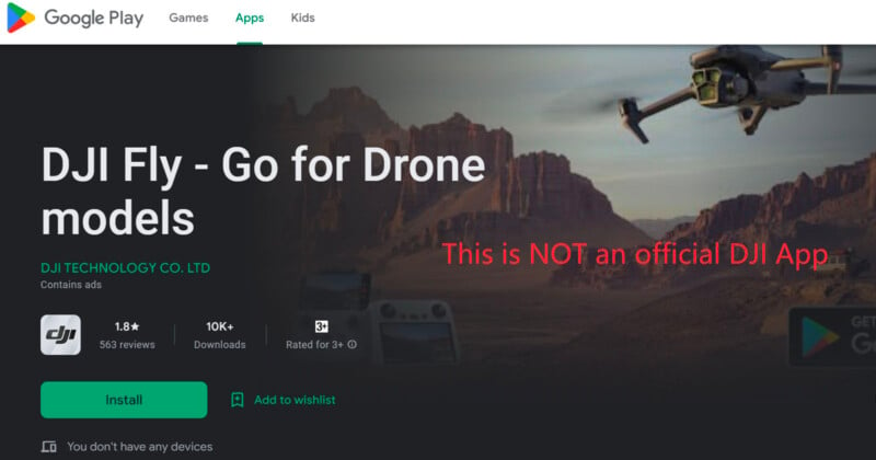 DJI App Google Play