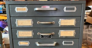 Cabinet full of Kodachrome slides