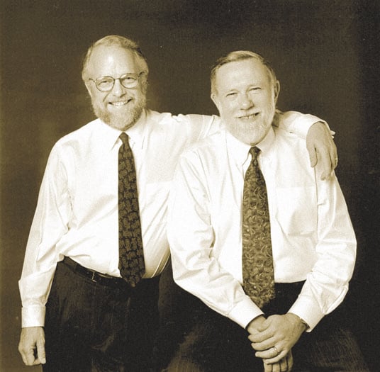 Dr. Warnock and Dr. Charles Geschke