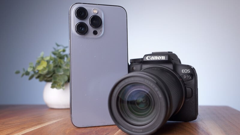 Camera versus smartphone