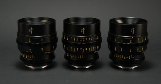 Zhong Yi Optics Mitakon Speedmaster S35 T1 cine lenses