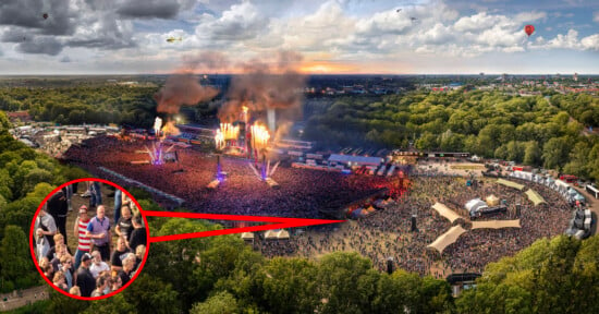 Gigapixel photos of Rammstein concert