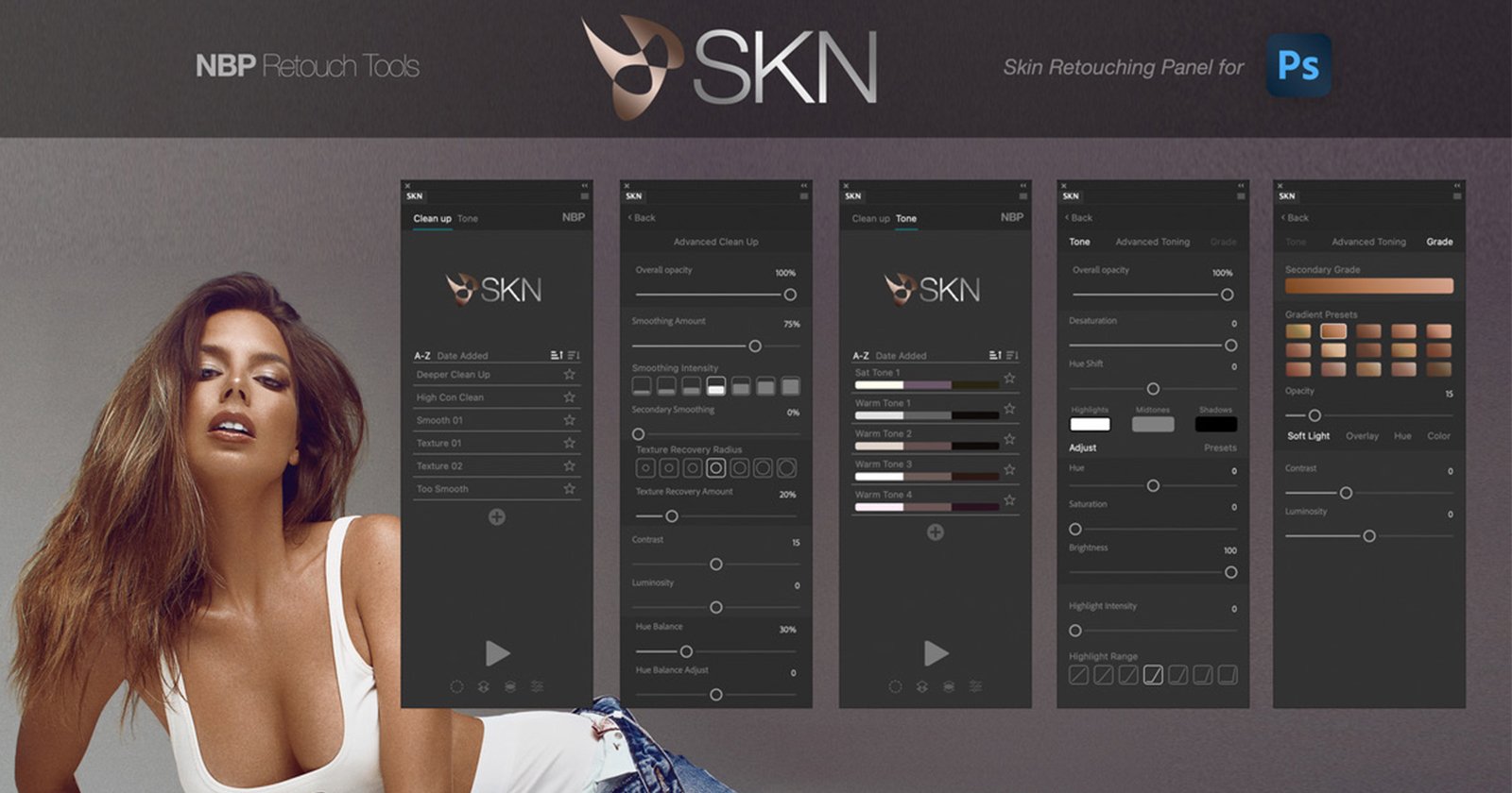 New SKN Plugin for Photoshop Simplifies Skin Retouching Without AI