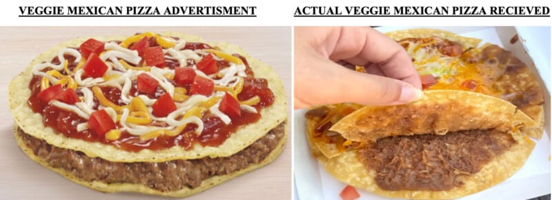 Taco Bell expectation versus reality
