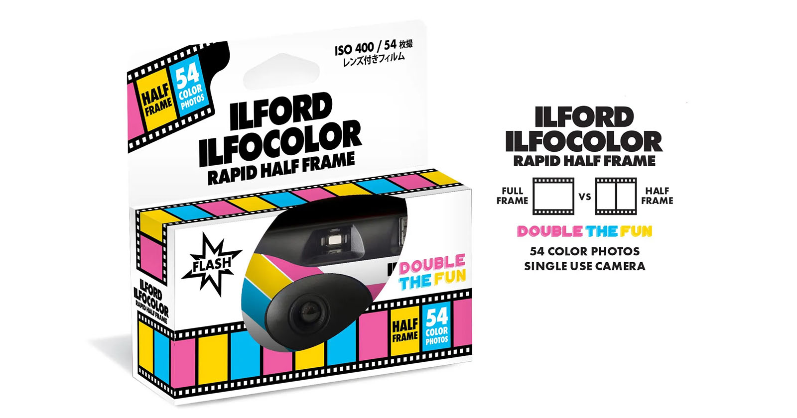 Ilford’s New Disposable Camera is the Ilfocolor Rapid Half Frame