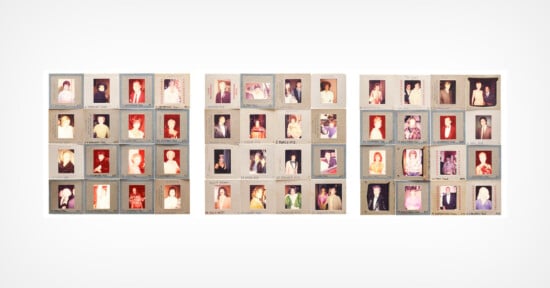 A set of three photo grids shows the work of late celebrity photographer Jon Verzi.