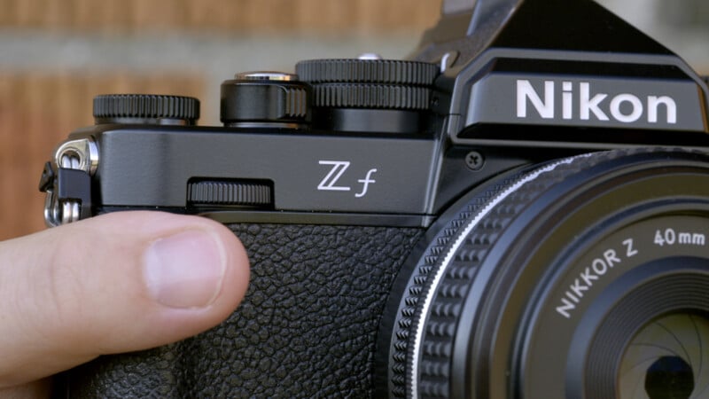 Nikon Zf front command dial