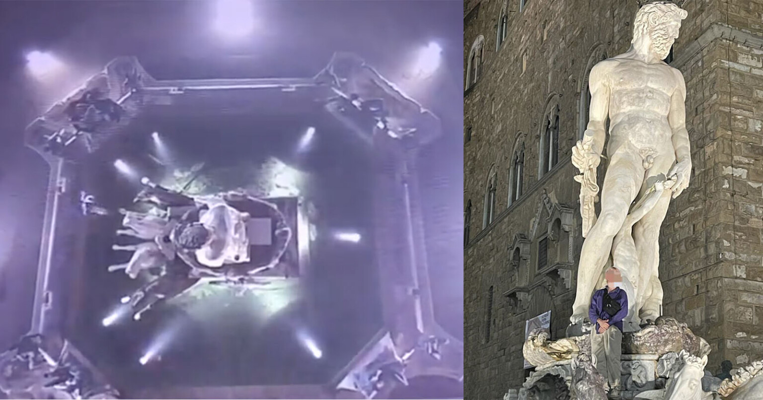 Photo-Seeking Tourist Climbs 16th-Century Italian Statue, Causes Damage ...