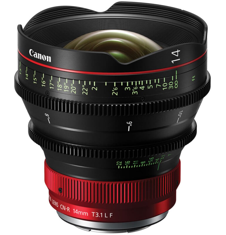 Canon CN-R cinema lenses for RF 