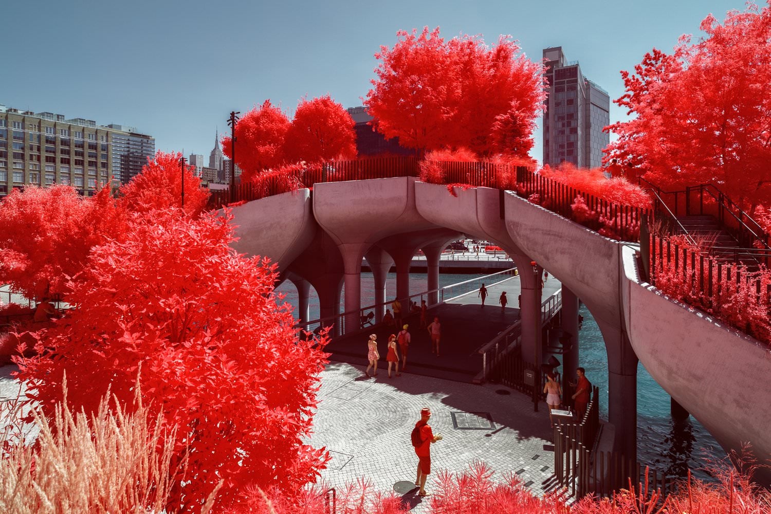 Infrared Photos of New York City Show the Big Apple in a Different ...
