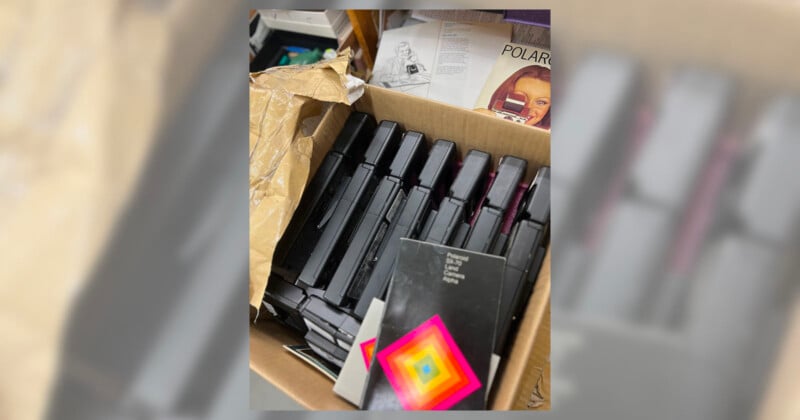 Retailer Discovers Box of Unopened 1980s-Era Polaroid SLR 680