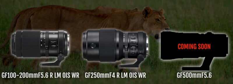 Updated Fujifilm G Mount lens roadmap