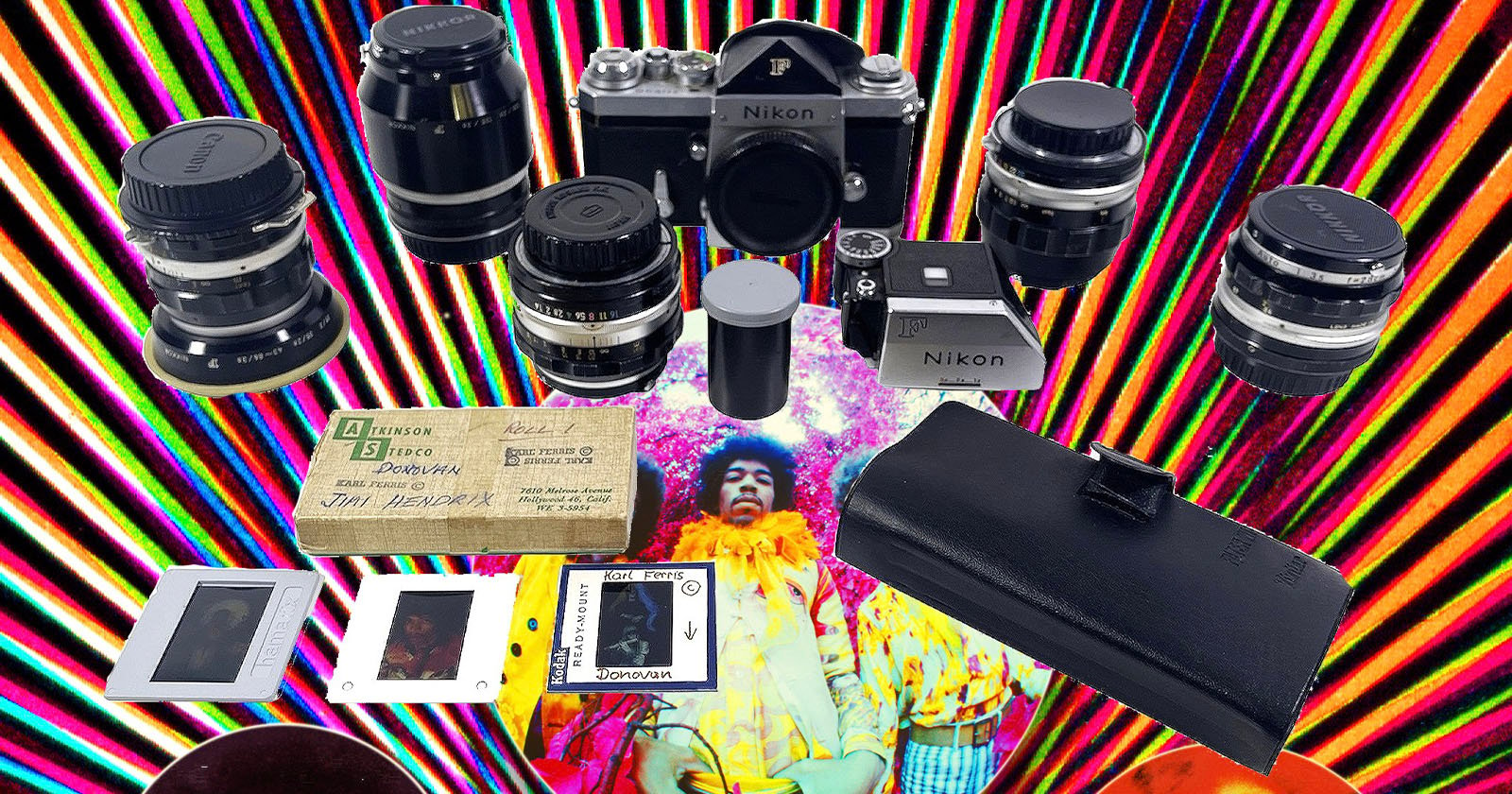 The Nikon That Shot Jimi Hendrix’s ‘Psychedelic’ 1960s LPs is for Sale