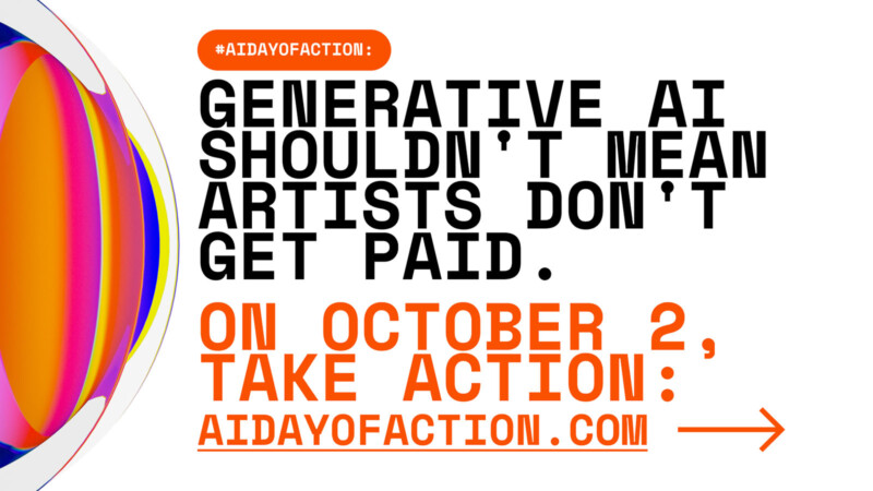 AI day of action poster