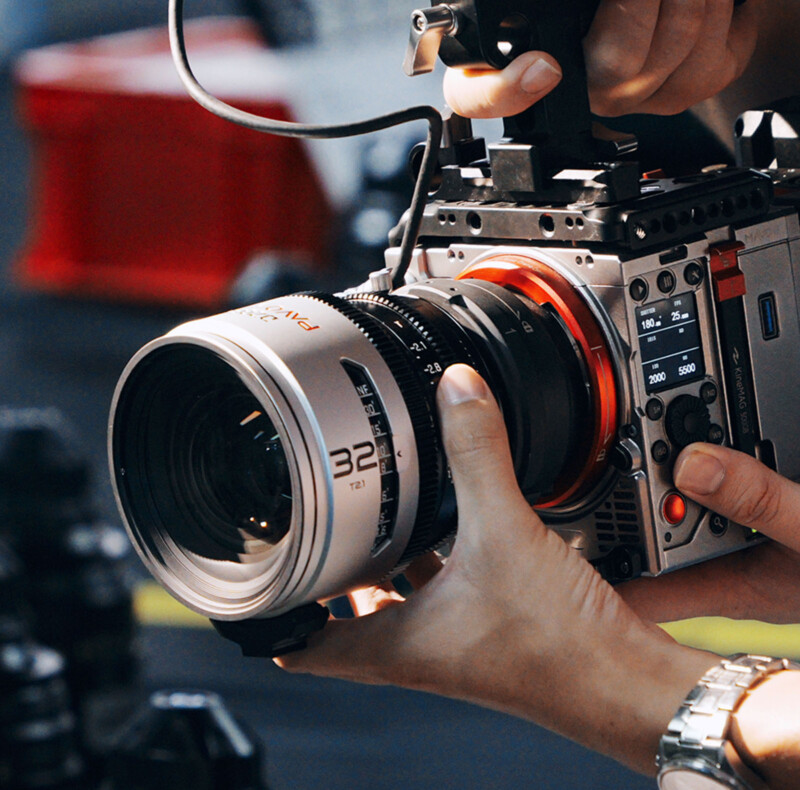 DZOFilm Pavo 2x anamorphic lenses for Super35