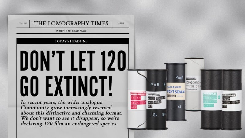 Lomography urges photographers to shoot 120 format