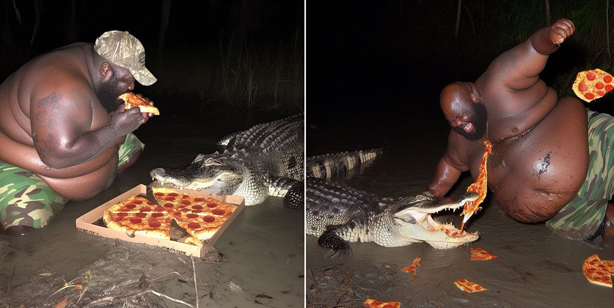 Internet Fooled by Viral AI Image of Man Fighting an Alligator | PetaPixel