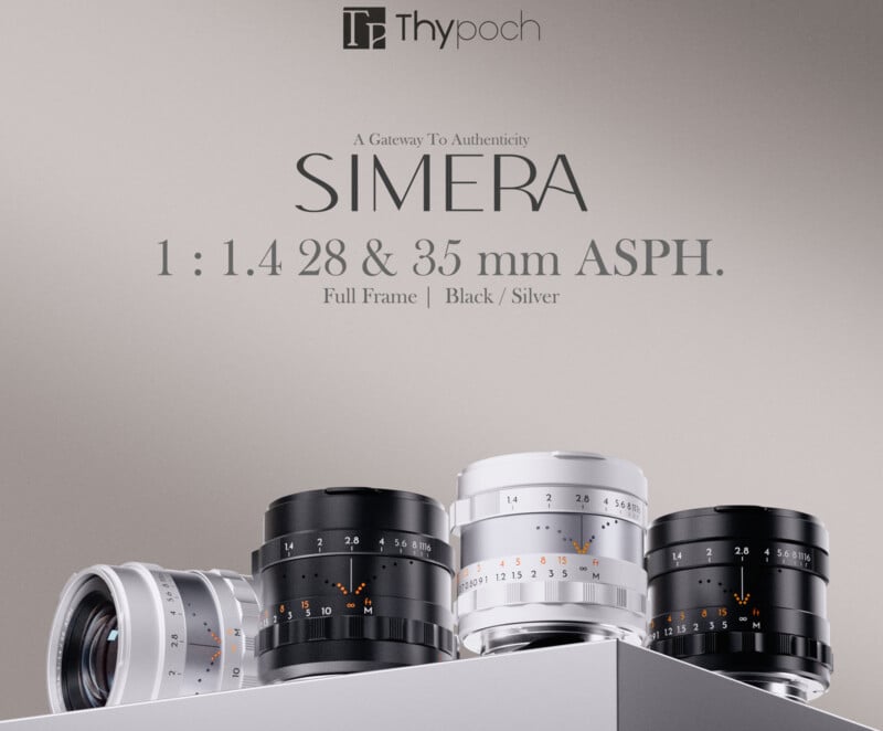 Thypoch Simera 28mm f/1.4 and 35mm f/1.4 lenses