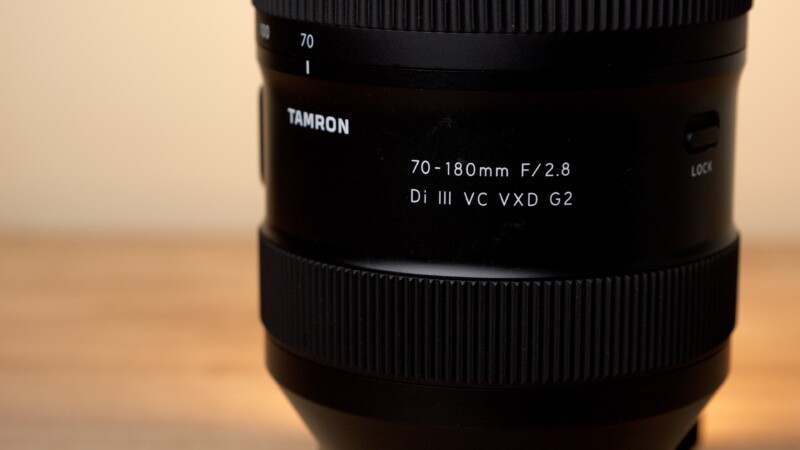 Tamron 70-180 f/2.8 VXD VC G2 Badge