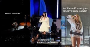 Concertgoers use iPhone 15 zoom for "front row experience" at lana del rey and colplay concerts