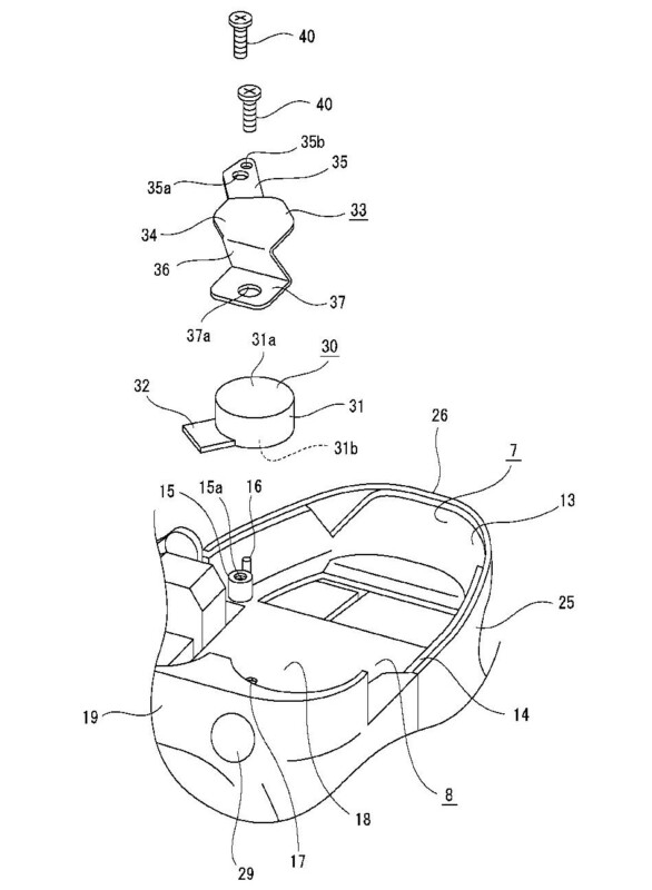 Sony Haptic feedback patent figure