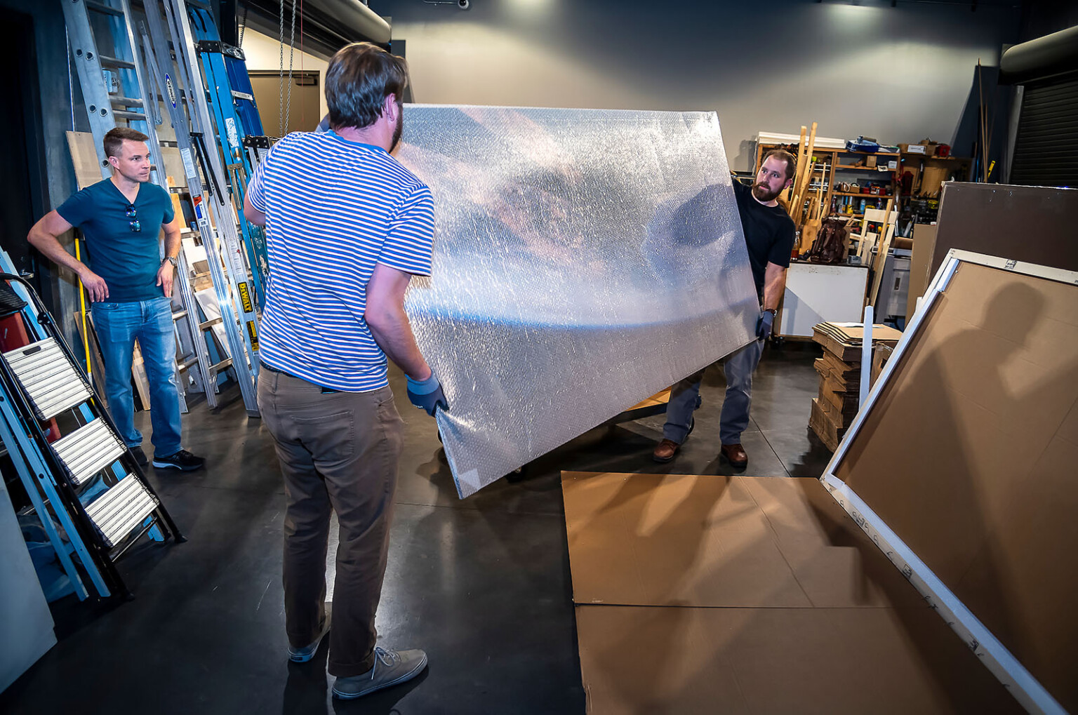 The Making of a Massive 94-Inch Print of the Curvature of the Earth ...