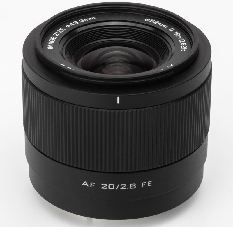 $190 Viltrox AF 20mm f/2.8 E-Mount Lens Promises Great Value | PetaPixel