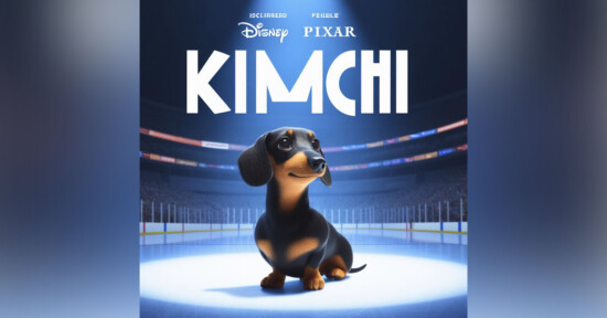 AI-generated movie poster in the style of Disney Pixar