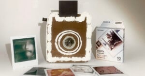 Gingerbread instant film camera
