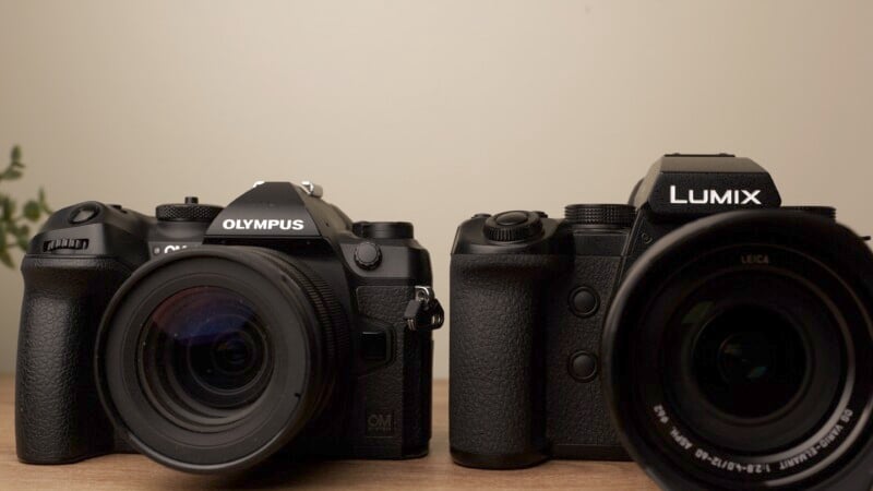 Panasonic G9II versus OM System OM-1 both cameras
