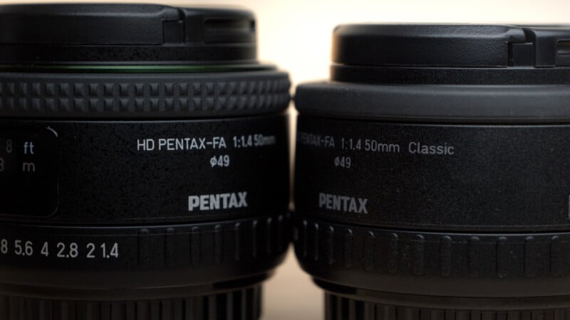 Pentax FA 50mm HD and Classic beauty shot