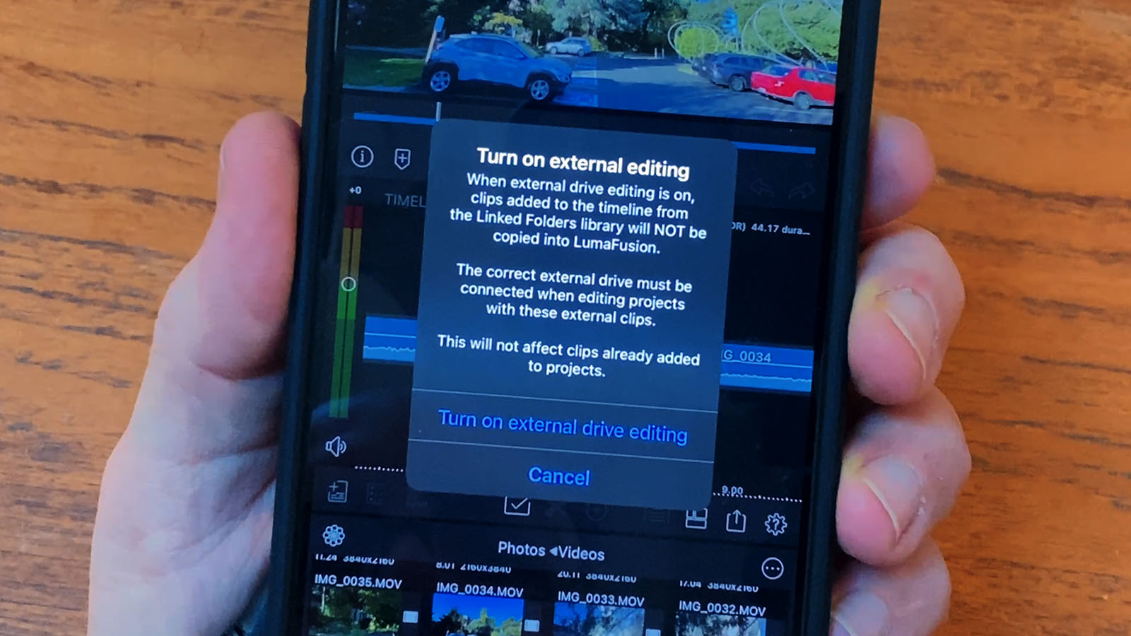 LumaFusion is the First Editor to Allow Editing Directly off an SSD on