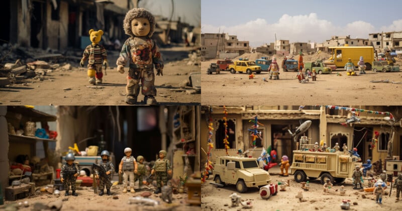 AI image of Toys in Iraq