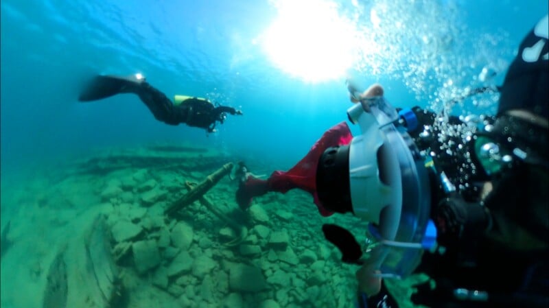 Deepest Underwater Photo Shoot