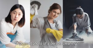 AI image of cleaners