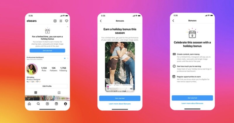 instagram is testing a holiday bonus program 