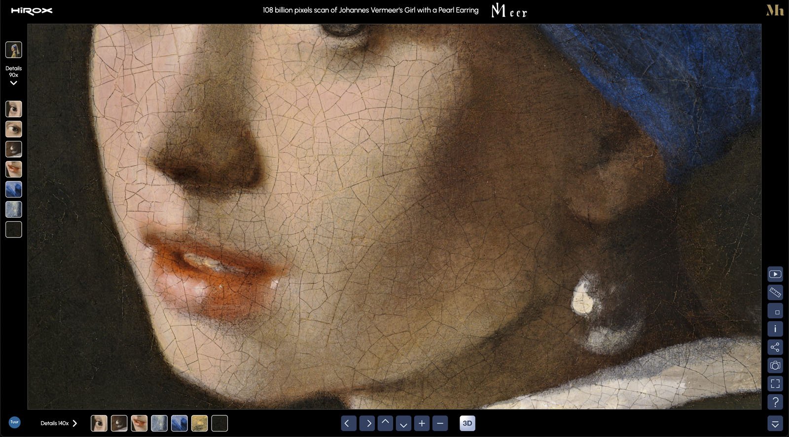 Hirox Europe 108-gigapixel 3D scan of Vermeer