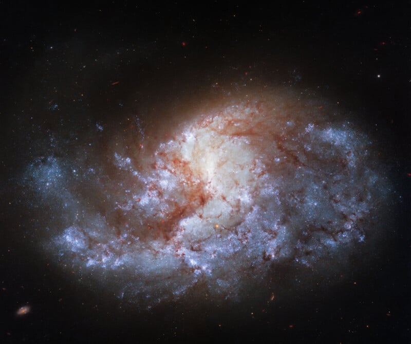 Hubble Looks At A Galaxy's Bombastic Origins And Shows The Power Of ...