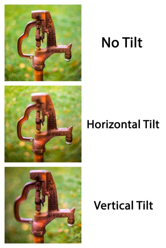 tilt correction